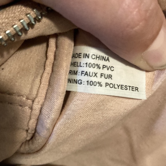 Y2K Fuzzy Pink Heart Mini Backpack EUC - Picture 6 of 7